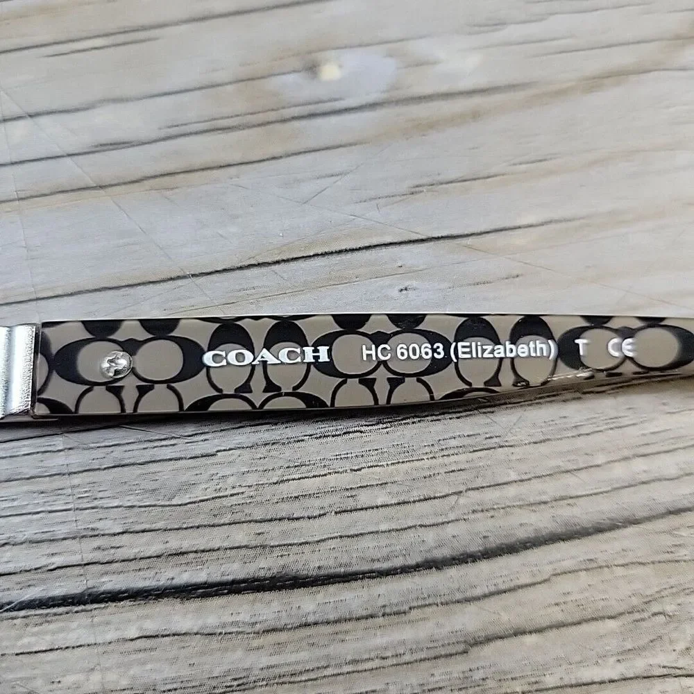 COACH HC 6063 5261 Eyeglasses Black‎ Military Sig C FRAMES ONLY 51-15 135 - Picture 5 of 14